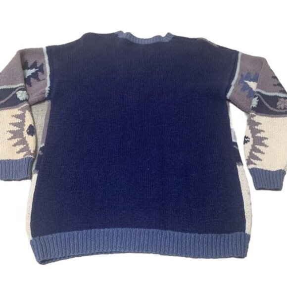 VINTAGE Hand Knitted Sweater Women's Size Medium - Susann D Knitted by Hand - Picture 10 of 10
